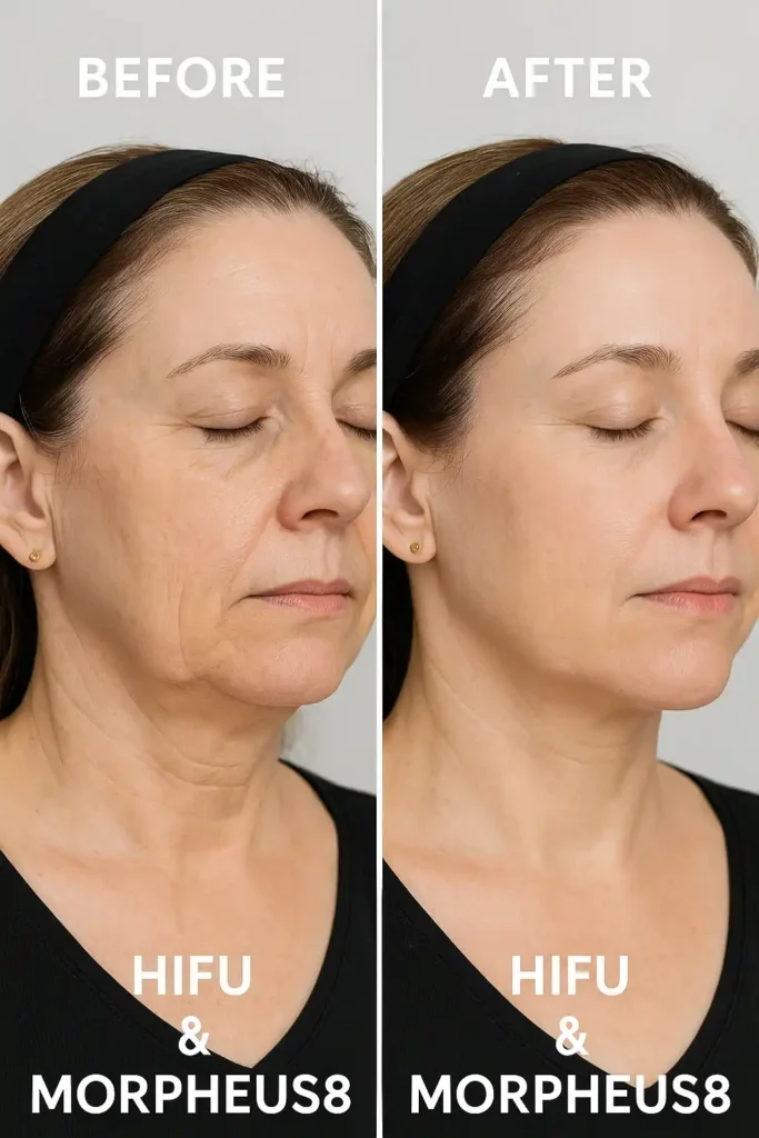HIFU & Morpheus8 treatment results Chester - book in today!