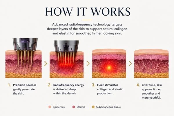 Diagram of how Collagen Lift Therapy Chester works