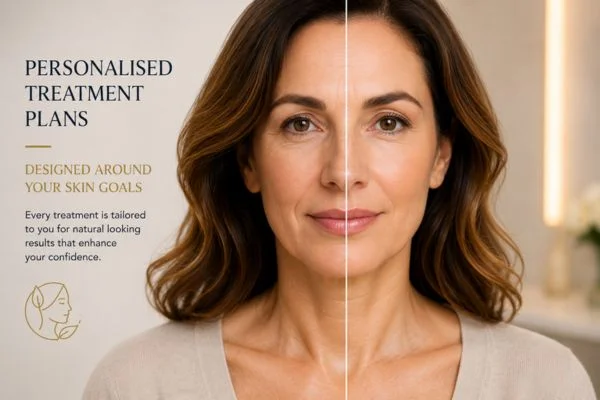 Before and after results of Collagen Lift Therapy Chester